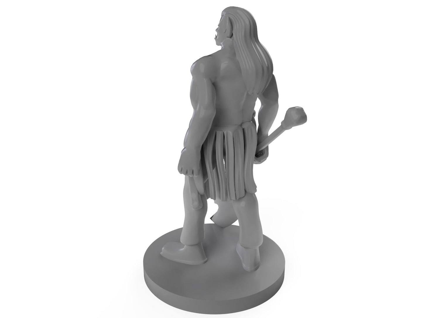 Half Orc Male Barbarian 2 Tabletop Dnd Gaming Miniature