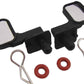 hobbysoul RC 1/10 Body Shell Cover Accessories Side Mirrors Set Black x 2