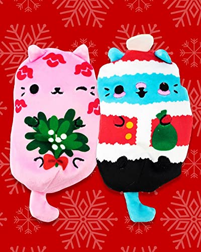 Cats Vs Pickles - Limited Edition Holiday 12Pk - 4'' Cute Cuddly Collectible Bean Plush Toy - Great For White Elephant, Gift Exc