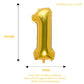 32 Inch Gold Number 1 Balloons Foil Ballon Digital Birthday Party Decoration Supplies (Gold Number 1 Balloon)