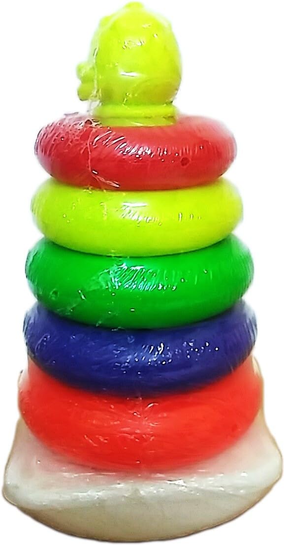 BarodianS Baby Toys Multicolor Stacking Rings For Toddlers  Educational Learning Toy For Fine Motor Ills Development, 13 Year