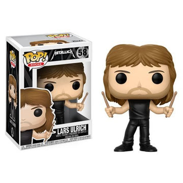 Pop! Music: Metallica - Lars Ulrich Vinyl Figure And (Bundled With Pop Box Protector Case)