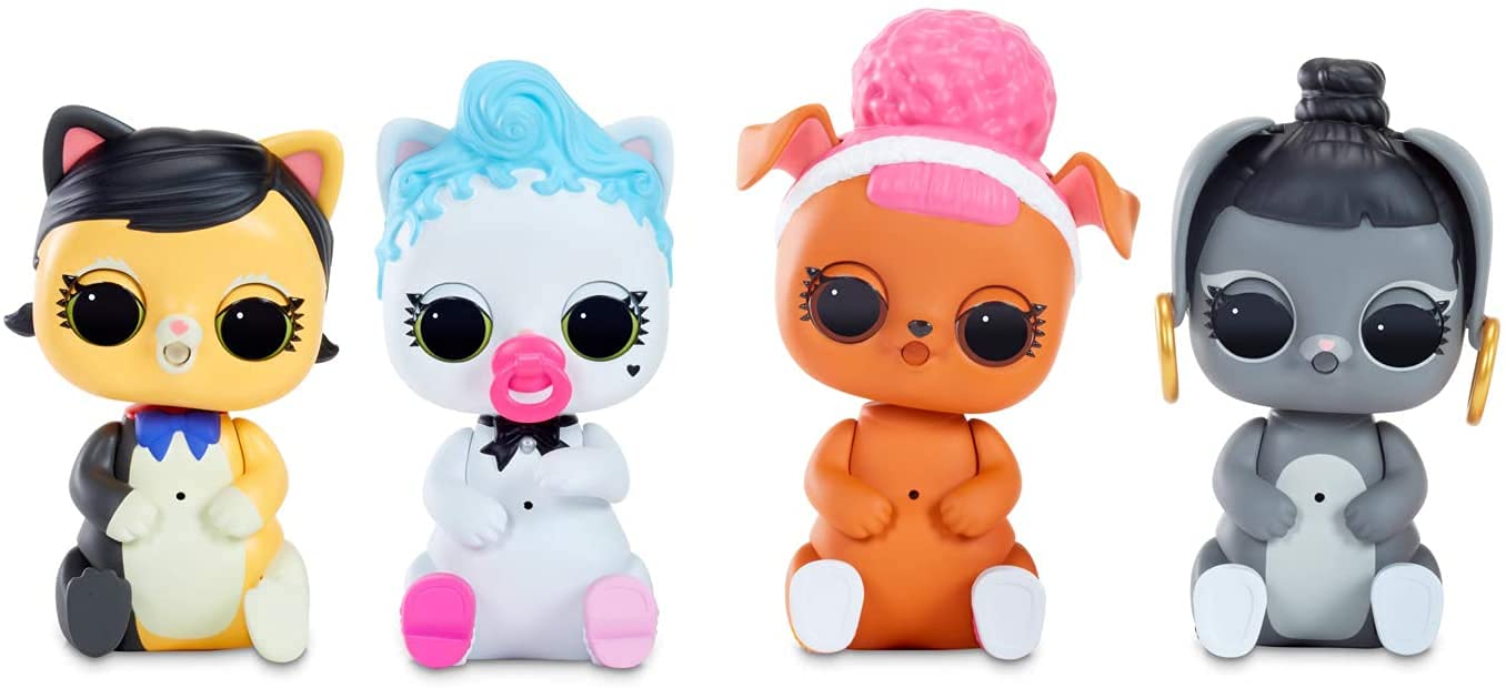 L.O.L. Surprise! Interactive Live Surprise Pet Bunny Hun with 60+ Realistic Sounds, Responds to Motion, Touch and Sounds, Access