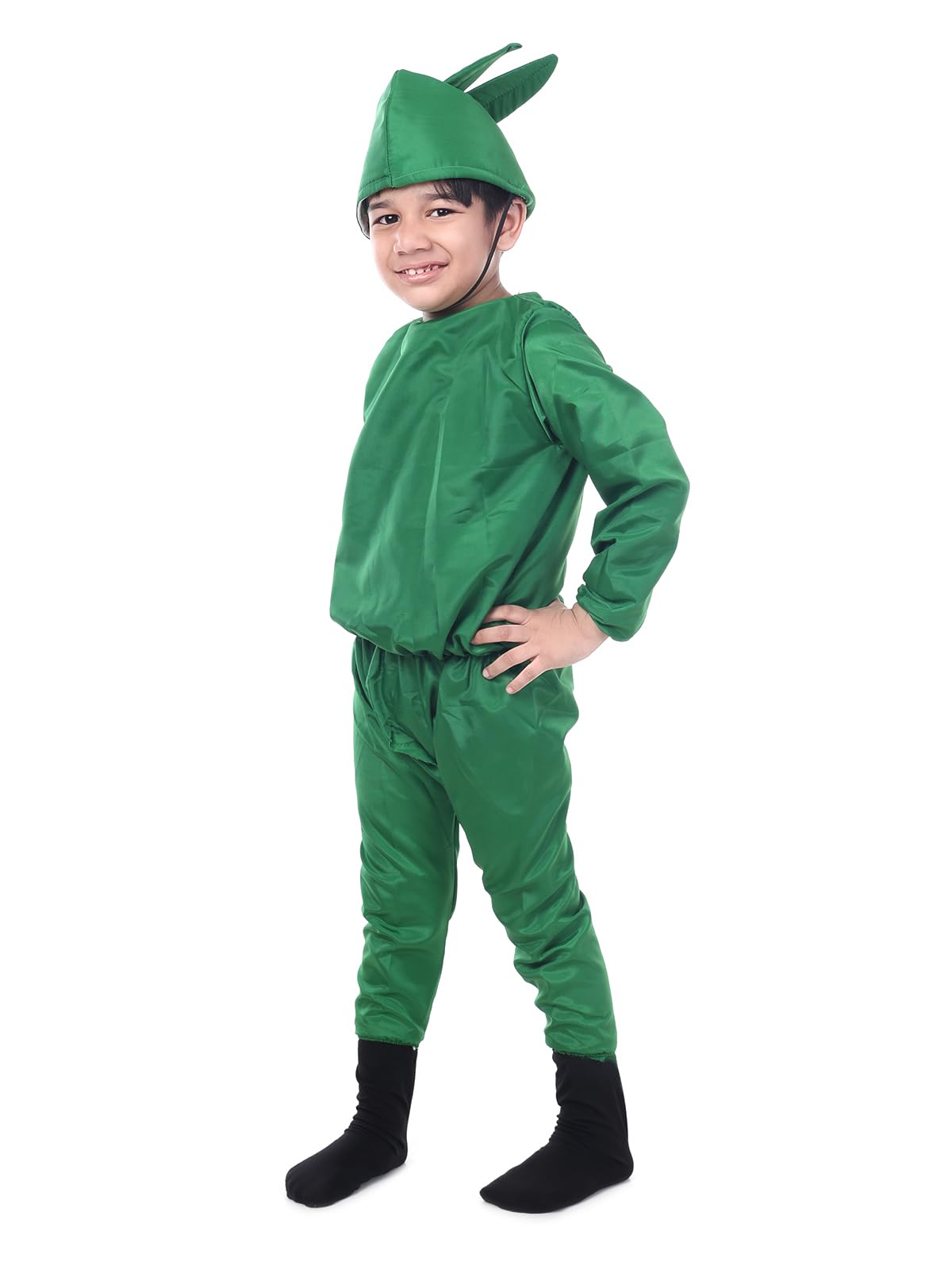 The Dance Bible Colorful Fancy Dress Jumpsuit For Kids 5-7 Years | Boys & Girls Fruit & Vegetable Theme Cutout Costume For Schoo