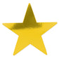 Beistle 24 Piece Gold Metallic Star Cut Outs For Weddings Birthday Parties Classroom Decorations, 12
