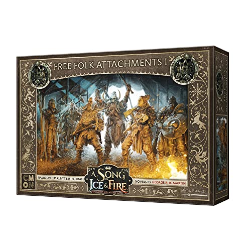 Cmon A Song Of Ice And Fire Tabletop Miniatures Game Free Folk Attachments I Box Set - Enhance Your Free Folk Army, Strategy Gam