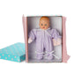 Madame Alexander 12" Huggums Doll, Light Skin Tone, Lavender Check, Model 20414, Plastic