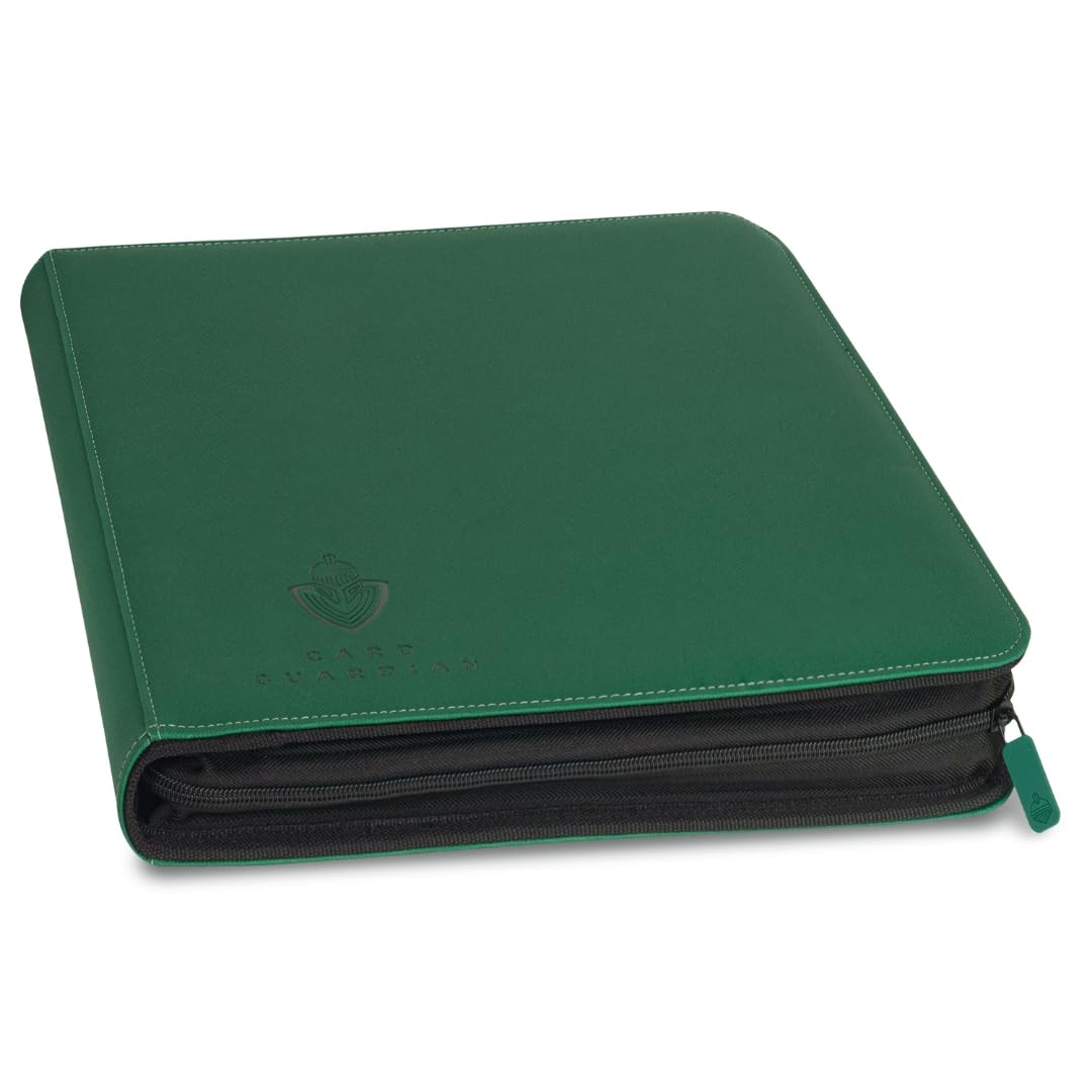 Card Guardian - 12 Pocket enhanced Binder with Zipper for 480 Cards Tr Toytooth Card Guardian - 12 Pocket enhanced Binder with Zipper for 480 Cards Tr Toytooth