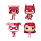 Funko Batman The Animated Series Pocket Pop! 4 Pack Happy Valentine'S Day Heart Shaped Gift Box