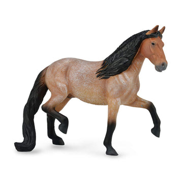 Collecta Bay Roan Manga Larga Marchador Stallion Horse Toy, 7.0'L X 4.8'H