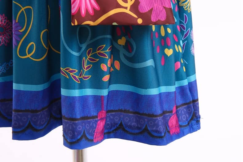 Szytypyl Baby Girls Mirabel Costume Printed Summer Dress For Toddlers Birthday Party 1-7Years