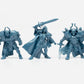 Fantasy Battles Creature Mini Action Figure Playset- Wariors 2 '' Fantasy Figures - Xl 1/32Nd Scale Dnd 5 Pcs Characters Accesso