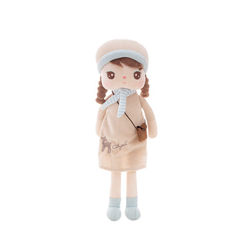 Gesuche 16 limited availability New MeToo Princess Doll  Cute Pigtail-Girl with a Hat Plush Doll  Soft Dolls Baby Doll Girl Gifts  Non-Toxic Soft Skin-Friendly PP Cotton Plush Stuffed Angela Doll (Khaki)