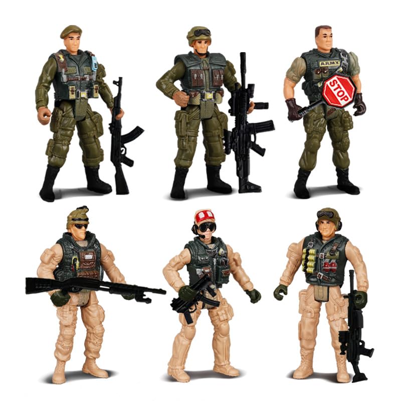 Ai-Fun 12PCS Action Figures Set, Special Force Soldier Figures, Fighting with Zombie Dead and Mercenary Figures Action Figures f