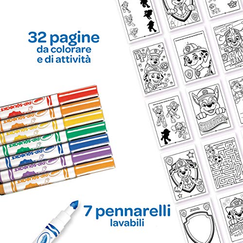 Crayola Paw Patrol Coloring & Activity Pad, 32 Pages & 7 Markers