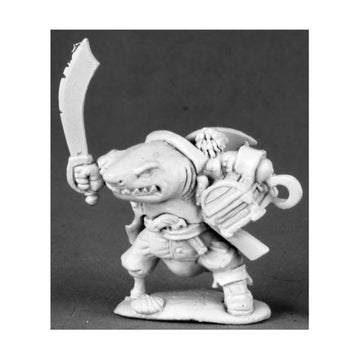 Reaper Rumscratch Dwarf Wereshshark 03493 by Miniatures
