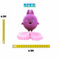 PC Adorable Cartoon Sunny Bunnies 5-Piece Honeycomb Centerpiece Set - Cheerful Cardstock Decorations for Celebrations