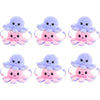 Storio Birthday Party Return Pack Of 6 Reversible Octopus Plush Toys | Kanjak Gift For Girls Pack Of 6 | Kanya Pujan Gifts Set O