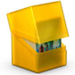 Ultimate Guard Boulder 100+ Classic, Deck Case For 100 Double-Sleeved Tcg Cards, Amber, Secure & Durable Storage For Trading Card Games, Soft-Touch Finish