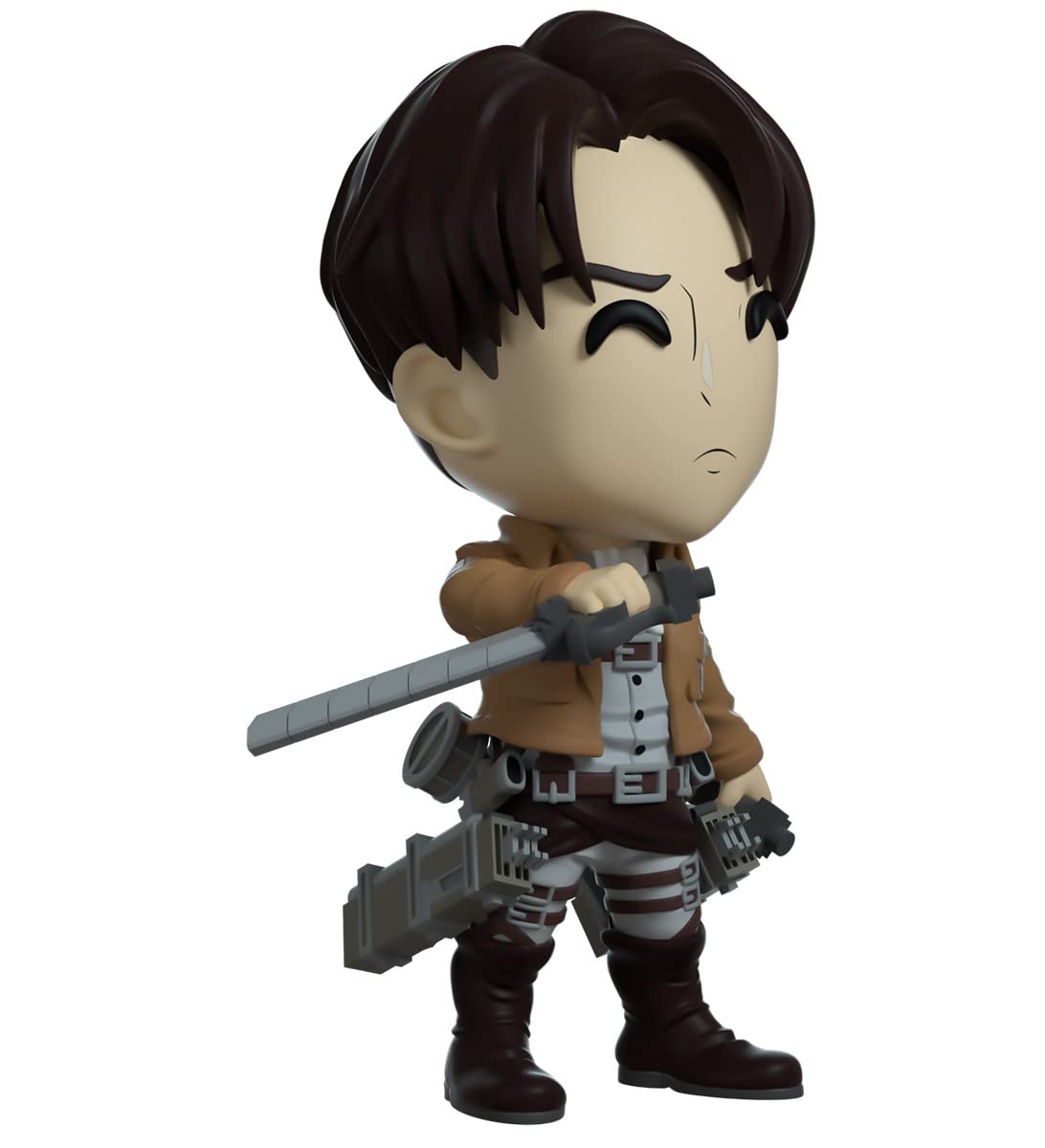 Youtooz Levi Vinyl Figure, 4.5' Levi From Attack On Titan Series, High Detailed Collectible Figure Attack On Titan Collection, White