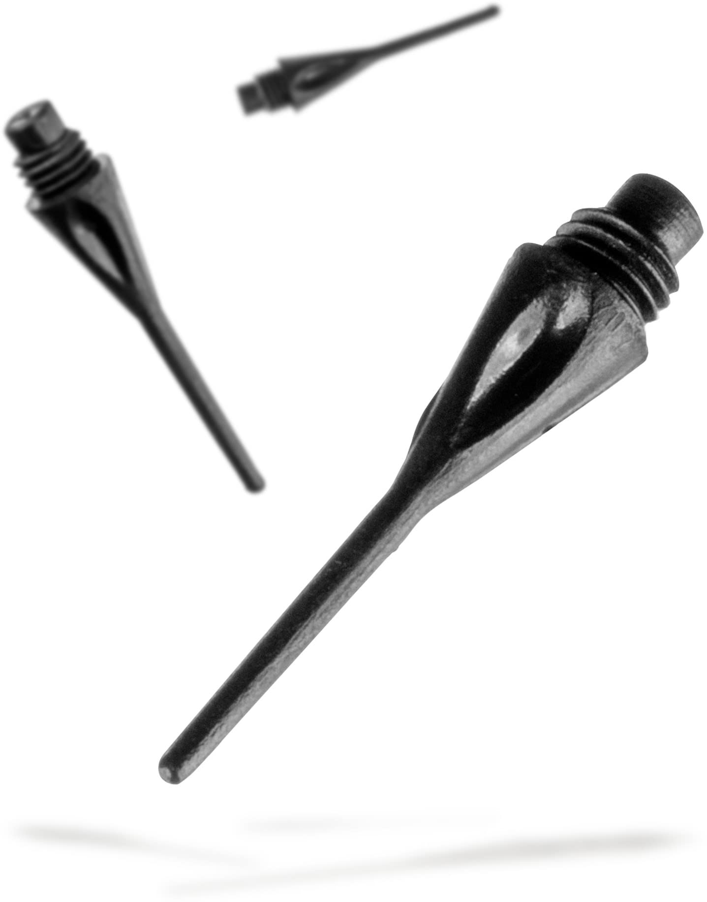 Viper Dart Accessory - Diamond 1/4" Thread Soft Tip Dart Points, Black, 1000 Pack, Model 37-1615-01, Plastic