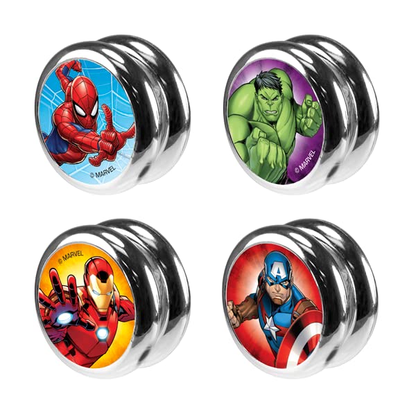 Ja-Ru Marvel Avengers Toys Yoyo Toy (2 Units Spiderman) Fidget Toy Superheroes Spiderman & Hulk Kids Yoyo Beginner String Trick Kids Yo-Yo Game Fidget Toys For Boys Spid-6806-2S