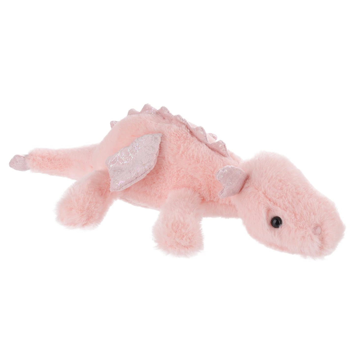 Apricot Lamb Toys Plush Pink Lying Dragon Dinosaur Stuffed Animal Soft Cuddly Perfect For Child (Pink Dragon,15 Inches)