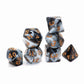 CREEBUY DND Dice Black White Polyhedral Dice Set for Dungeon and Dragons MTG RPG D&D D20 D12 D10 D8 D6 D4