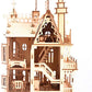 3D Puzzle House, Fantasy Villa Model Kit Diy Miniature Dolls House Kits Birthday Gift For Adults Teens (Fantasy Villa)