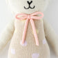 Cuddle + Kind Pastel Lucy The Lamb Little 13'' Hand-Knit Doll - 1 Doll = 10 Meals, Fair Trade, Heirloom Quality, Handcrafted In