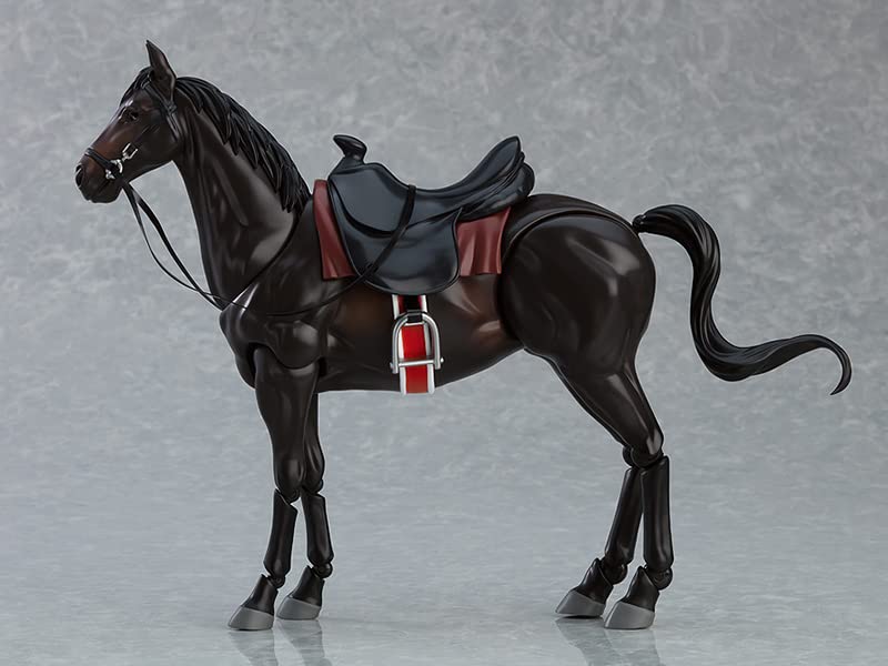 Max Factory Figma Horse Ver.2 [Black Deer Hair] Non-Scale Plastic Painted Action Figure, M06762