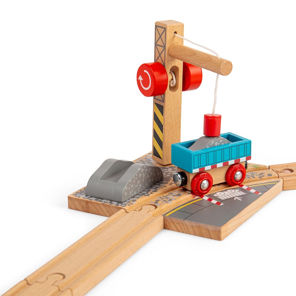 Bigjigs Rail Gravel Crane For Train Set