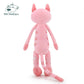 Mr Vivicare 13'' Pink Huggable Standing Cat Stuffed Animals Plush Toy,Stuffed Cat Plush Toys For Girls,Cat Toys For Kids,Great G