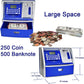 Like Talking ATM Savings Bank - Digital Piggy Bank for Kids, Blue/Silver, Model G972E, Plastic Money Coin Machine