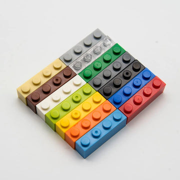 Classic Brick Block Bulk, Dark Gray Bricks 1X4, Building Bricks Flat 100 Piece, Compatible With Lego Parts And Pieces: 1X4 Dark Gray Bricks(Color:Dark Gray)