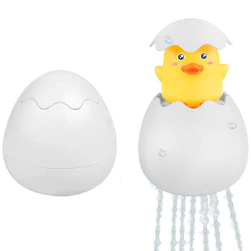 Baby Bath Toy, Penguin Hatching Egg Squirting Rain Cloud Bathtub Water Toy With Hidden Duck, Surprise Toy For Filling Easter Eggs, Pool Floating Toy For Toddlers Boy Girl Kid Birthday Christmas