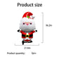 Hadckja Santa Claus Balloons Christmas Balloons Cute Santa Claus Foil Balloons For Christmas-Themed Party Birthday Party Supplie