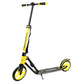 Hudora Scooter For Adults - Folding Adult Scooters Adjustable Height, Scooters For Teens 12 Years And Up, Kick Scooter For Outdoor Use, Lightweight Durable All-Aluminum Frame (Yellow)