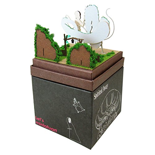 Giant Bean Bag Chairs MP07-75 Studio Ghibli Mini Spirited Away Haku Ryu & Chihiro Non-Scale Paper Craft