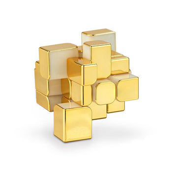 Cyclone Boys 3X3 M Mirror Cube Reflective Gold
