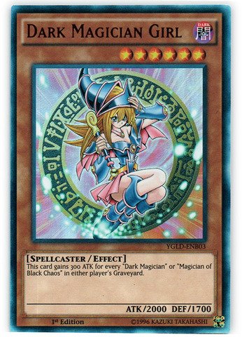 Yu-Gi-Oh! - Dark Magician Girl (Ygld-Enb03) - Yugi'S Legendary Decks - 1St Edition - Ultra Rare