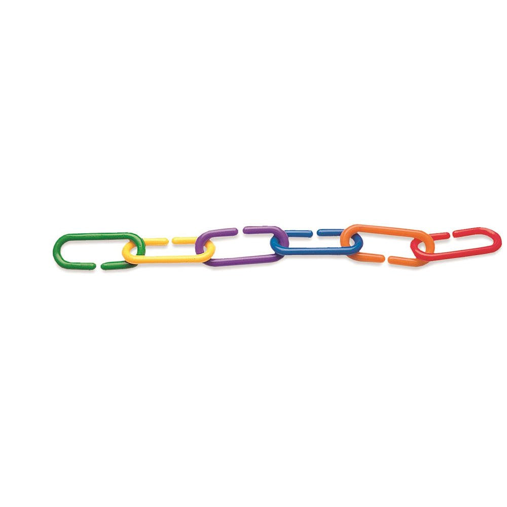 Learning Resource Rainbow Link 'N' Learn Links - Bucket Of 1000 Pieces, Ages 4+| Grades Prek+ Preschool Supplies For Classroom A
