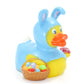 Easter Bunny Blue Rubber Duck Bath Toy | Weighted And Sealed | Safe For Children All Ages | 100'S Of Styles To Chose | Collect T