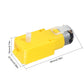 Diann 4Pcs Tt Motor Electric Motor Dc 3V-6V Dual Shaft Geared Motor Gearbox Engine Motor For Smart Car Robot Toys Cars Chassis M