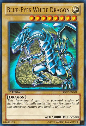 Yu-Gi-Oh! - Blue-Eyes White Dragon (Sdbe-En001) - Structure Deck: Saga Of Blue-Eyes White Dragon - 1St Edition - Ultra Rare