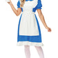 Alice In Wonderland Costume Women Cosplay Elastic Waist White Apron French Maid Dress Xl