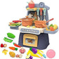 Tiudtoy Kitchen Set for Kids Girl with 26 Pcs Accessories Realistic Kitchen Cooking Playset Kitchen Toy Set for Kids Girls