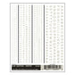 Woodland Scenics Dry Transfer Decals Railroad Gothic Letters White