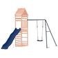 vidaXL Outdoor Playset - Solid Douglas Wood - Multifunctional Play Spaces - Safe Design - Ideal for Children Aged 3-8 Years - As