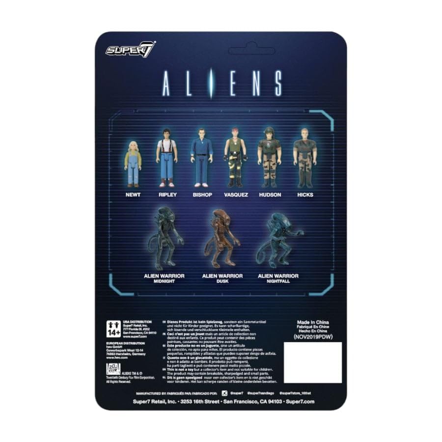 Super7 Reaction Action Figure - Alien Warrior A